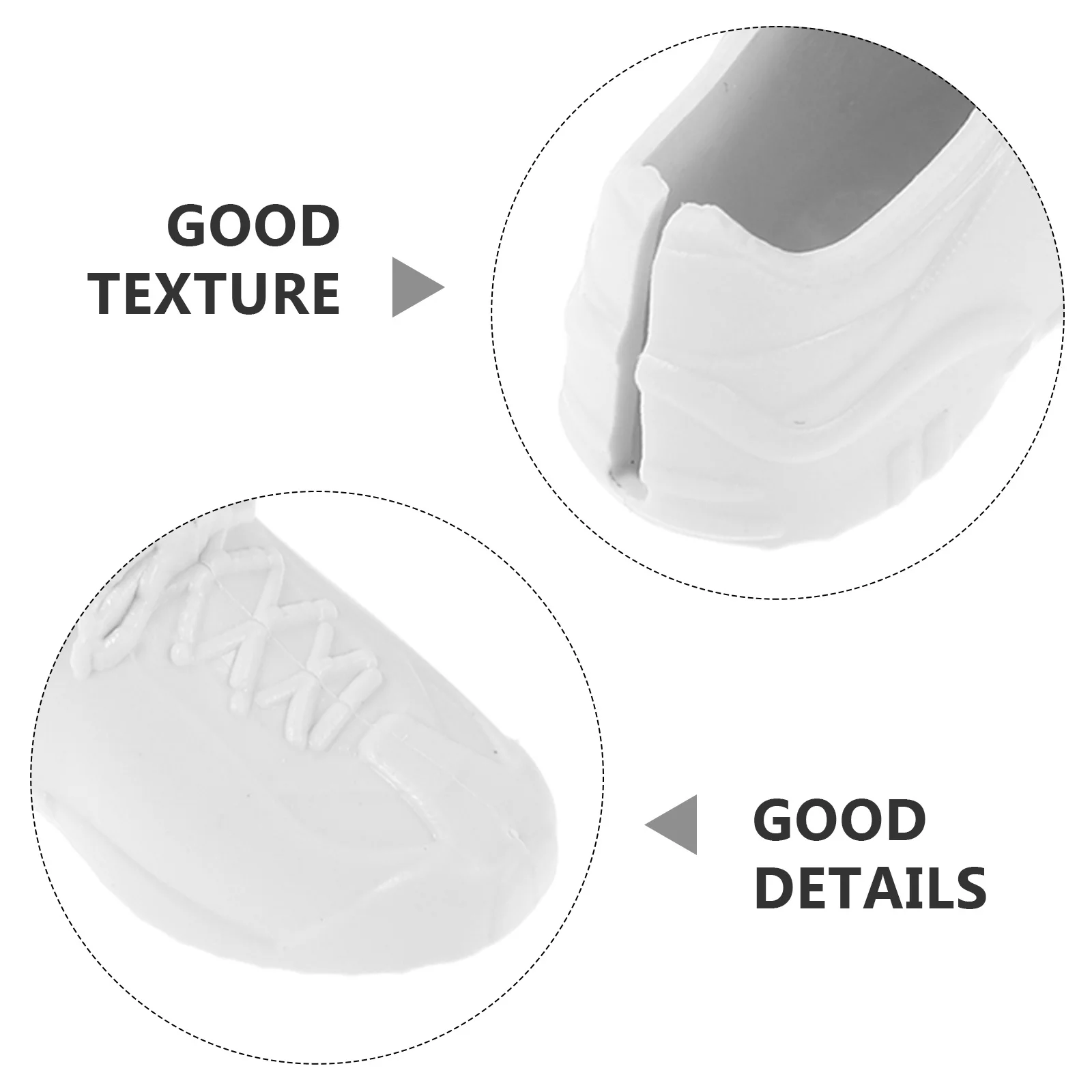 1 set 1 set miniatuurschoenen voor 11 inch stijlvolle plastic kleine schoenaccessoires rollenspel leuk vakmanschap gemakkelijk schoon te maken