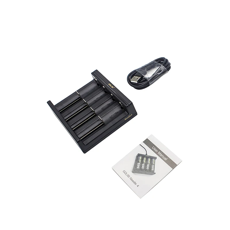 

Highly Recommended.Golisi Needle 4 5V 2A Usb Charger For 18650 26650 Aa Aaa Battery