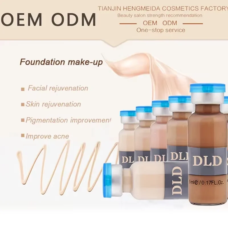Korea 5ml BB Cream Sunscreen Foundation Ampoule Skin Booster Brightening Whitening Moisturizing Cream Rejuvenating Beauty Makeup
