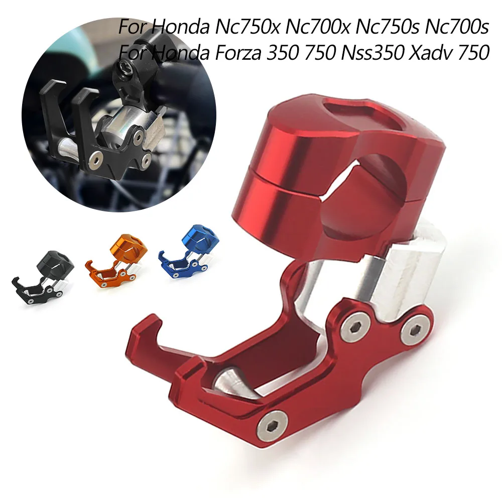 For Honda Nc750x Nc700x Nc750s Nc700s Nss Forza 350 750 Xadv 750 22MM Bag Claw Hanger Helmet Hook Holder Motorcycle Parts