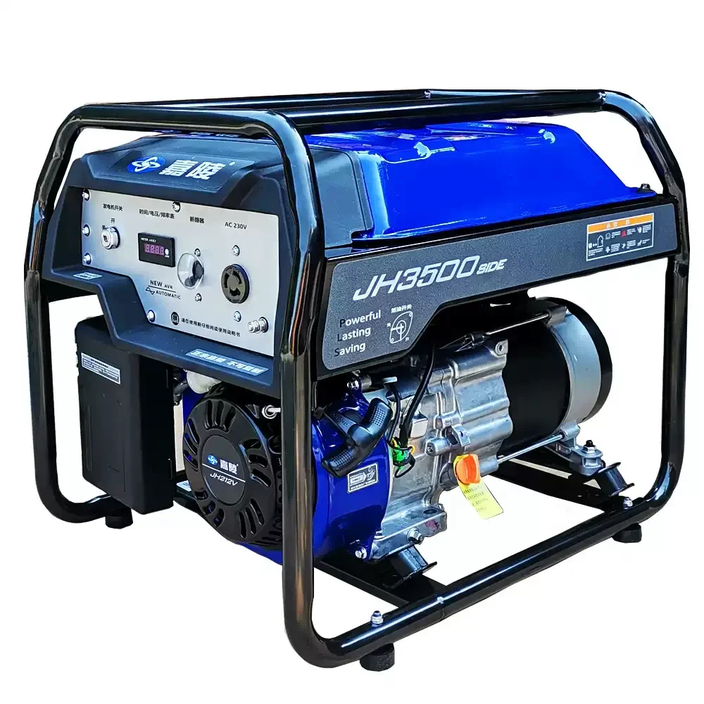 Gasoline Generator 220V Small Portable Household 3kw5/7/8/10 kW Single Phase 380V