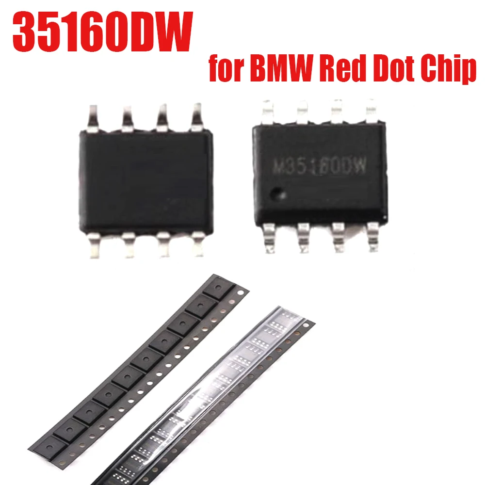 1/5 PCS 35160DW for VVDI for BMW 35160 Automotive Instrument 35160DW Replacement Chip Red Dot Fault Red Dot Disease Repair Chip