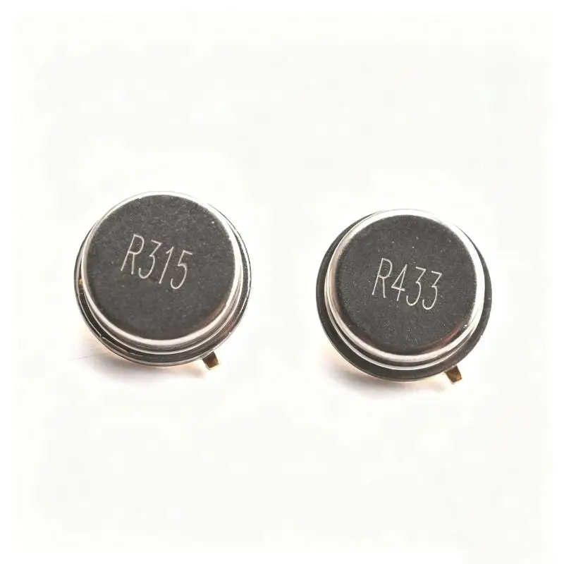 1/10PCS Circular 315MHZ 433MHZ Filter Resonator Remote Control Sound Table Crystal Oscillator R315A/R433A TO-39 3Pin 315M 433M