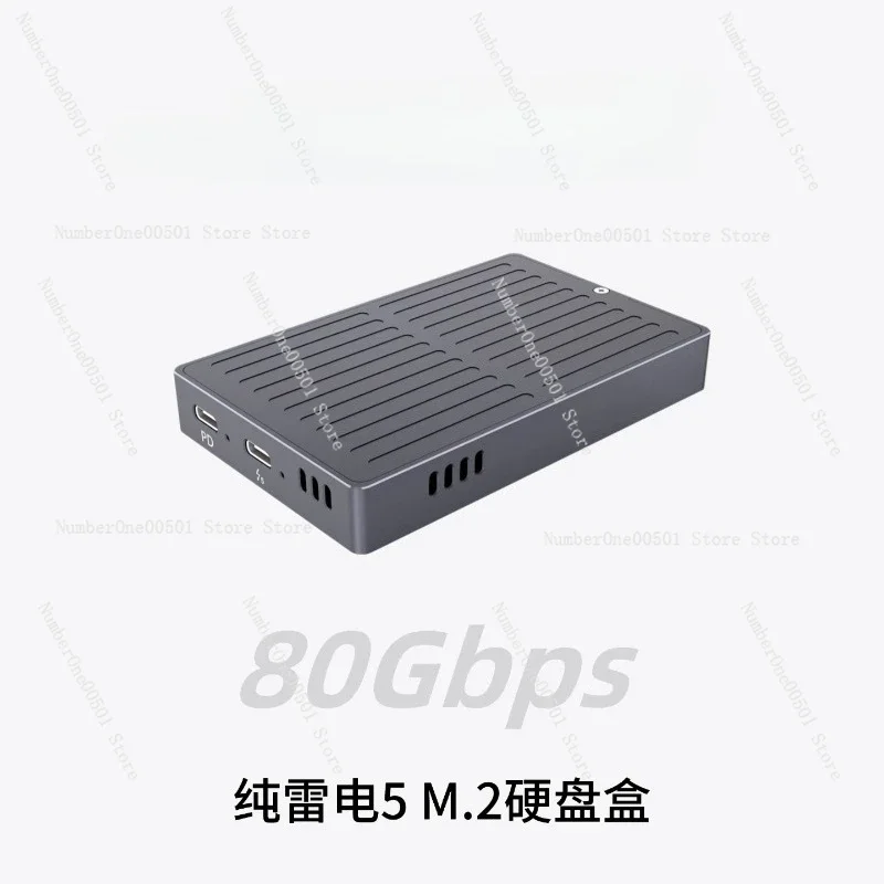 

Thunderbolt 5 SSD Enclosure - 80Gbps External NVMe Case for Mac (M1/M2/M3/M4) & Windows, Compatible with TB3/4