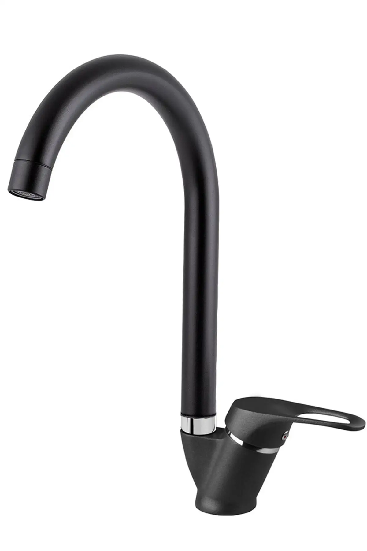 Black Delta Kitchen Sink Battery 360 DEGREE DÖNERLİ STAINLESS PIPE