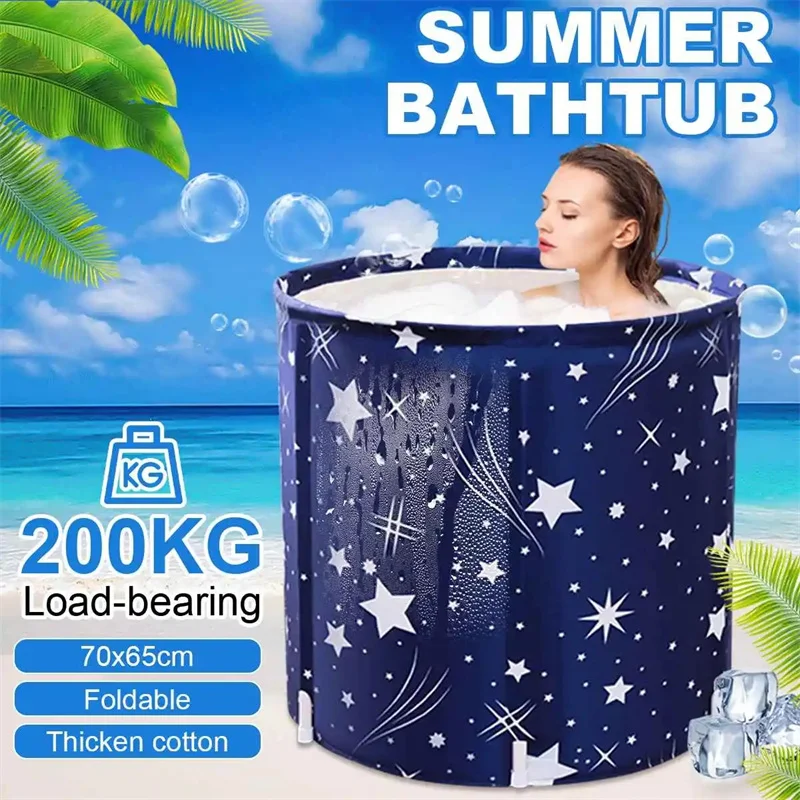 Adult Folding Bath Tub, Free Installation, Sweat Steaming, Portable Ice Bath