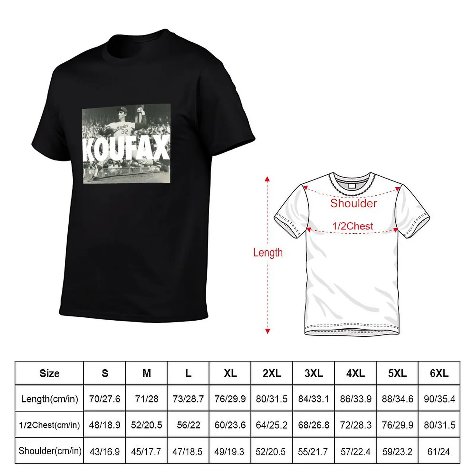 Sandy Koufax T-Shirt animal prinfor boys sports fans mens t shirts