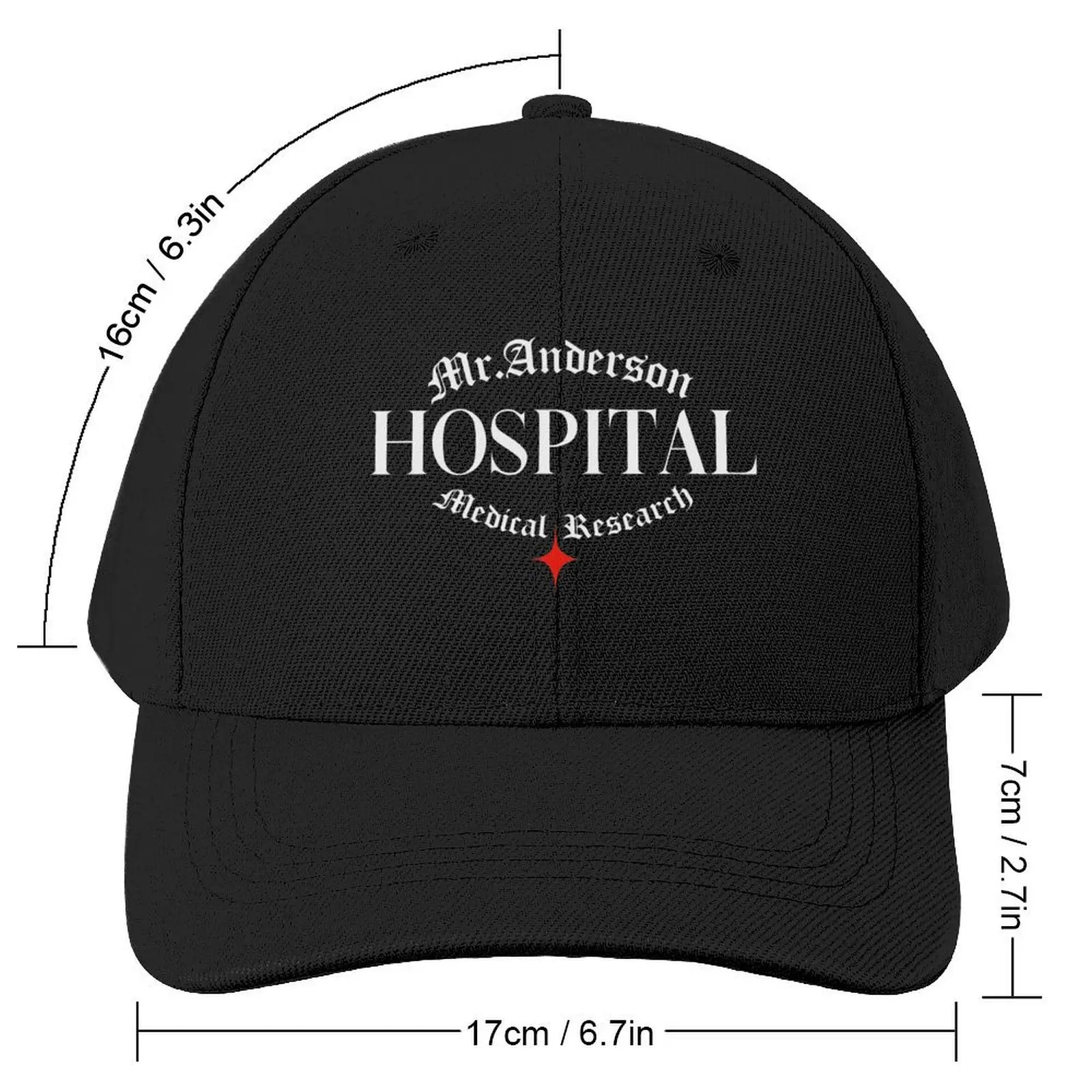 Laylow - Mr. Anderson HOSPITAL For special people: Baseball Cap Christmas Hat Sunhat dad hat Women's Beach Visor Men's