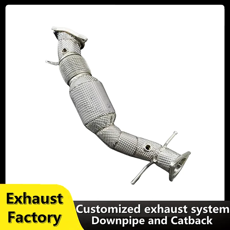 For Land Rover Freelander2 LR2 2.0T 2012-2018 Engine head section  high flow exhaust system muffler exhaust downpipe