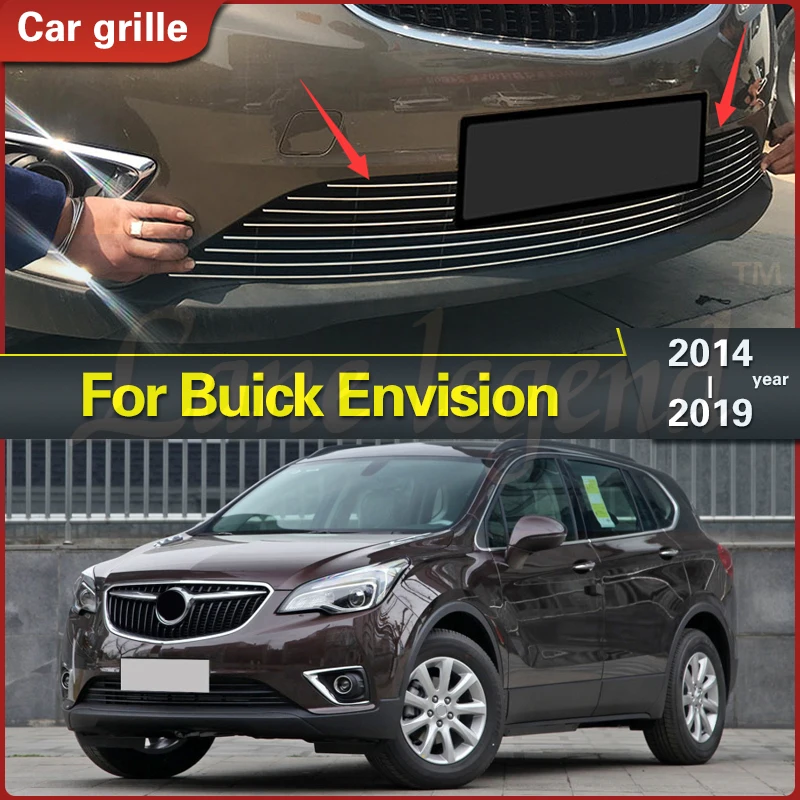 

High-quality Stainless Steel Car Front Grille Racing Grills Grill Cover Trim for Buick Envision 2014-2019 Racing Grills