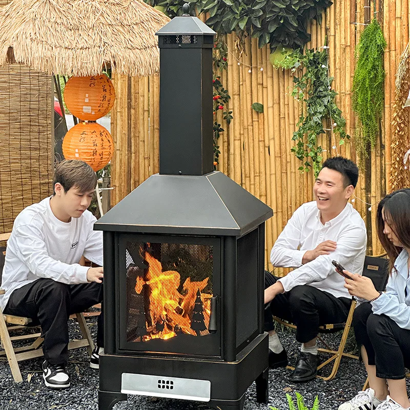 Outdoor grill Firewood Household Garden  Homestay BBQ grill Campfire Incinerator Heating Siren making tea