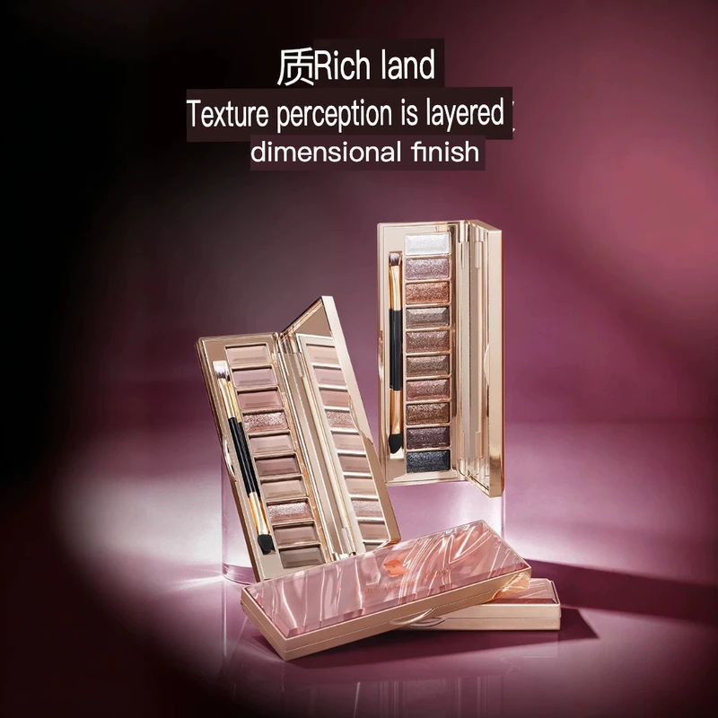 Little Bear Starry River Illusion Ten-color Eyeshadow Palette, Winnie The Pooh 10-color Diamond Matte Eyeshadow Palette