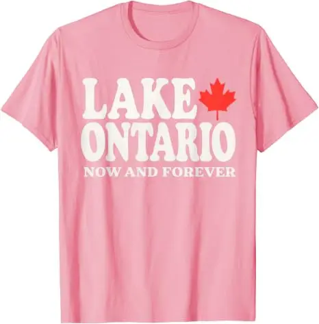 Lake Ontario Jetzt und für immer T-Shirt, Y2k Kanada Trvale Spruch T-Shirt, Humorvolles kanadisches stolzes Grafik-Persönlichkeits-Shirt für Frauen und Männer – Detail 11