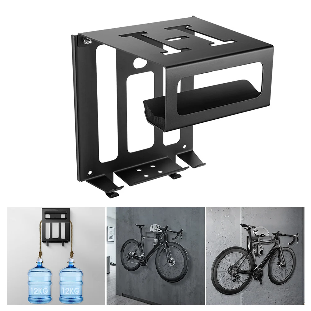 1set Bike Wall Rack Bicycle Wall Rack Road Bike Wall-Mounted Parking Rack Indoor Multi-Function 26x34CM Bicycle Accessories