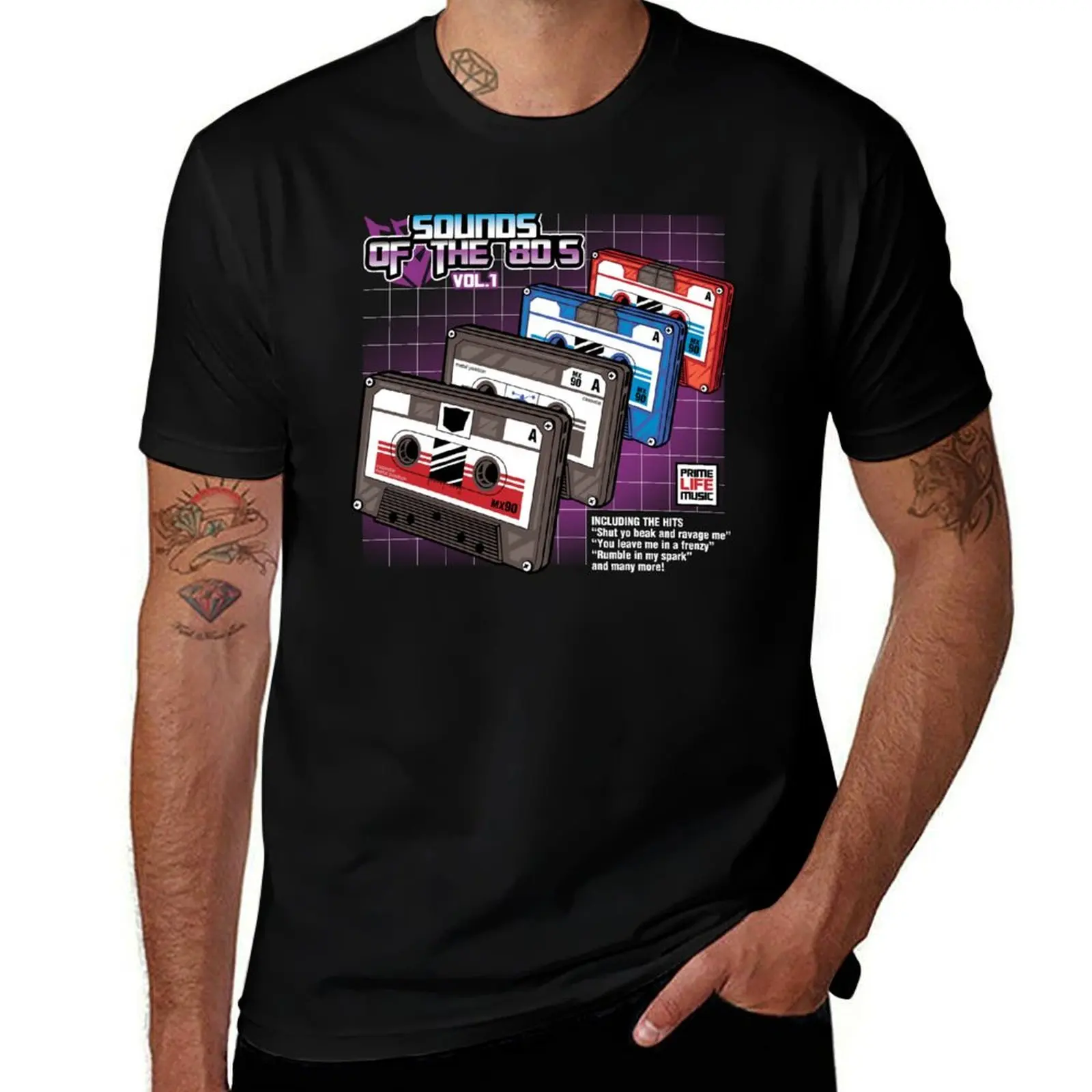 

Sounds of the 80s vol.1 T-Shirt quick drying affliction shirts funny costumes Short sleeve tee men