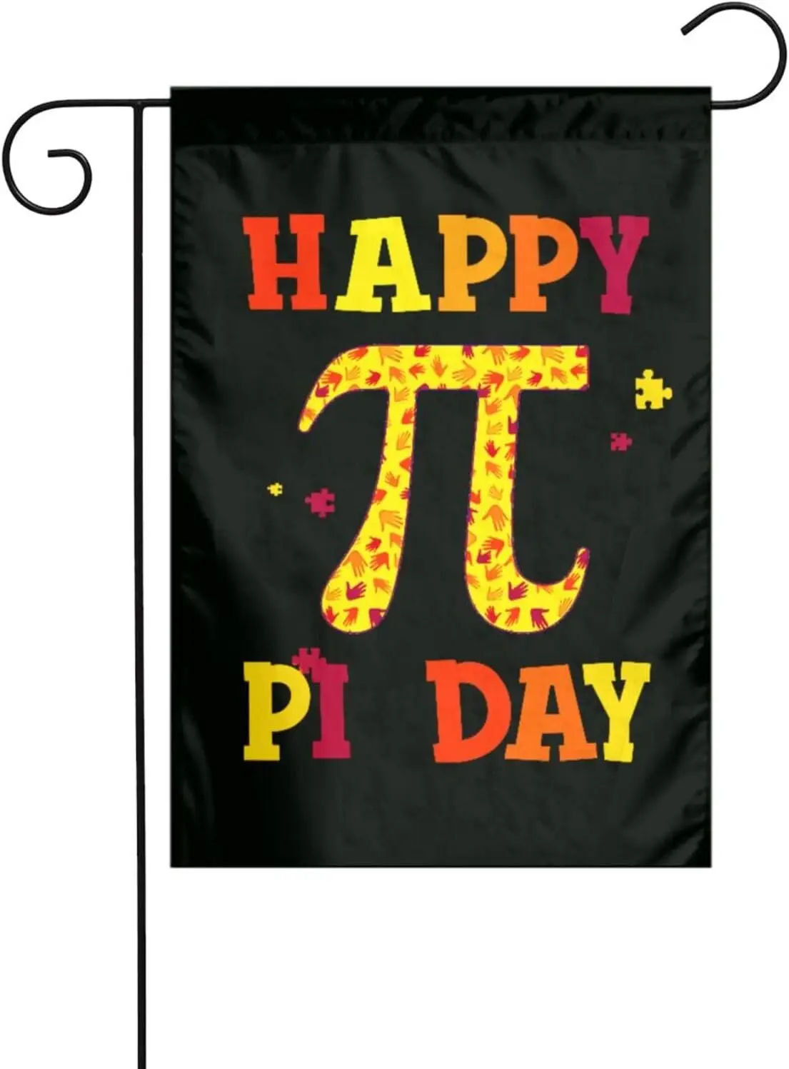 Funny Mathematical Happy Pi Day Garden Flag Double Sided Vertical Outdoor Decorative Yard Sign Welcome Banner For Home Lawn  PPM