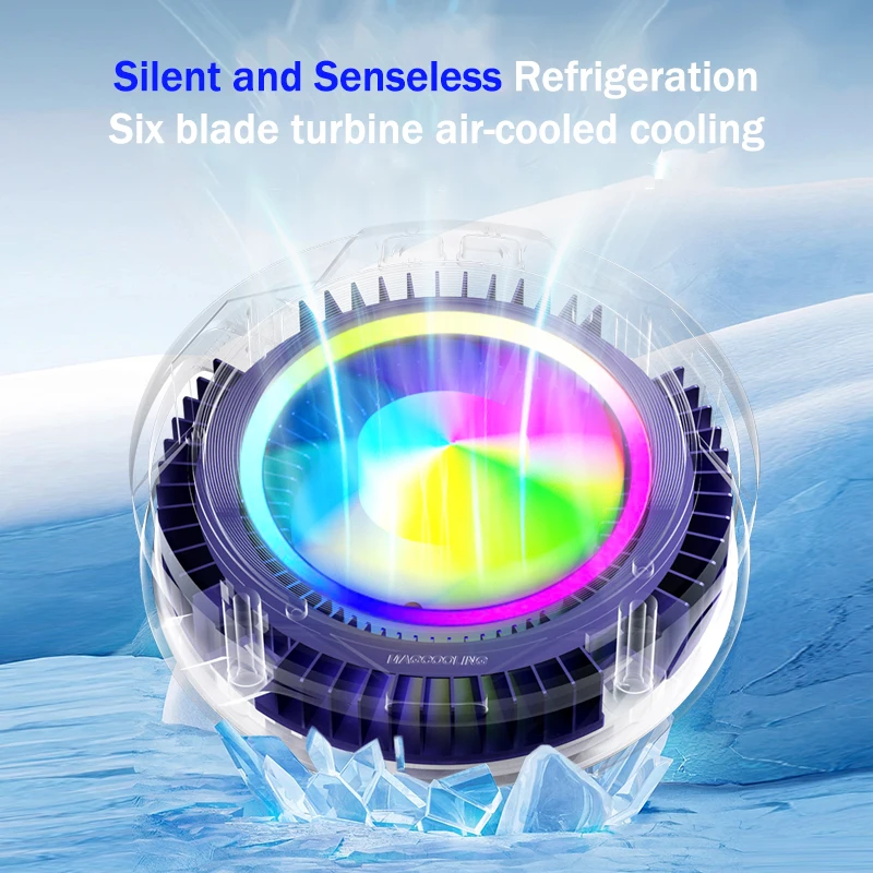 SL25 Mobile Phone Semiconductor Fan Radiator Magnetic/Back-clip 2 IN 1 Heat Sink 15W Strong Cooling Game Cooler for IOS Android
