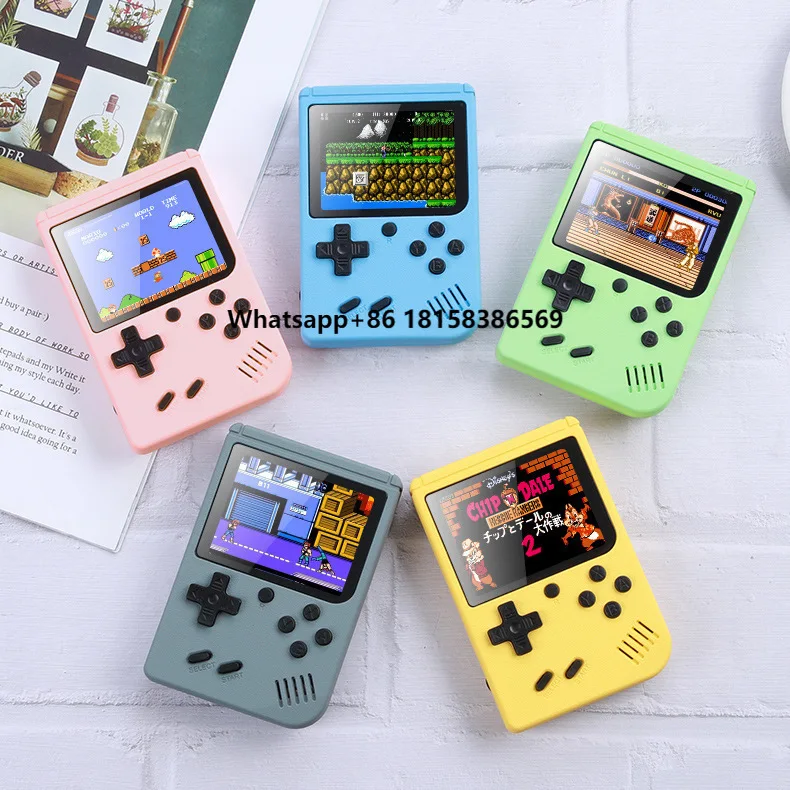 

Mini Video Games Console Built-in 400 in 1 Handheld Player Machine 3.0 Inch LCD Handle Children's Gifts Nostalgic Player