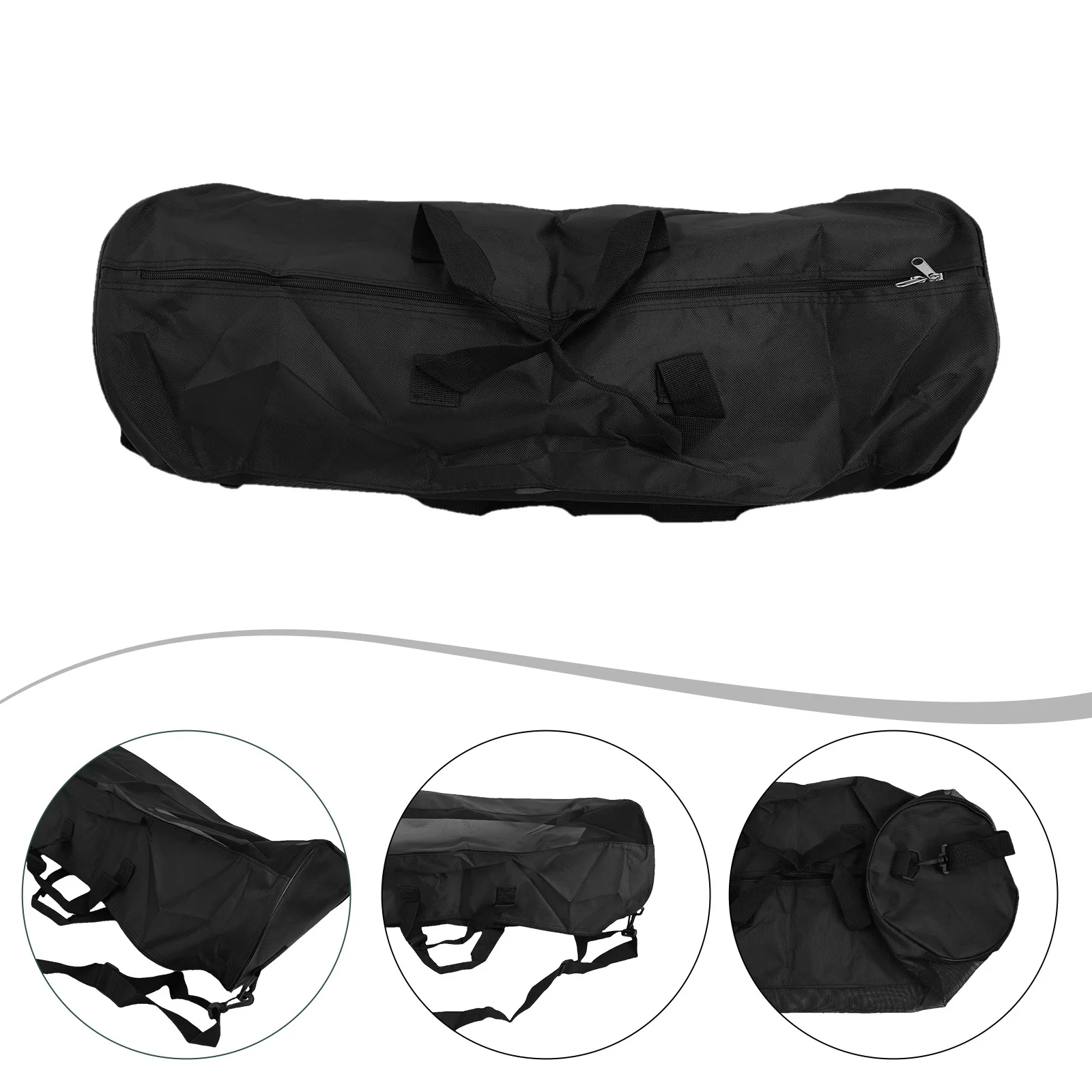 Practical Ball Mesh Carry Bag with Separate Small Bags Perfect for Basketball Volleyball Football Rugby Soccer