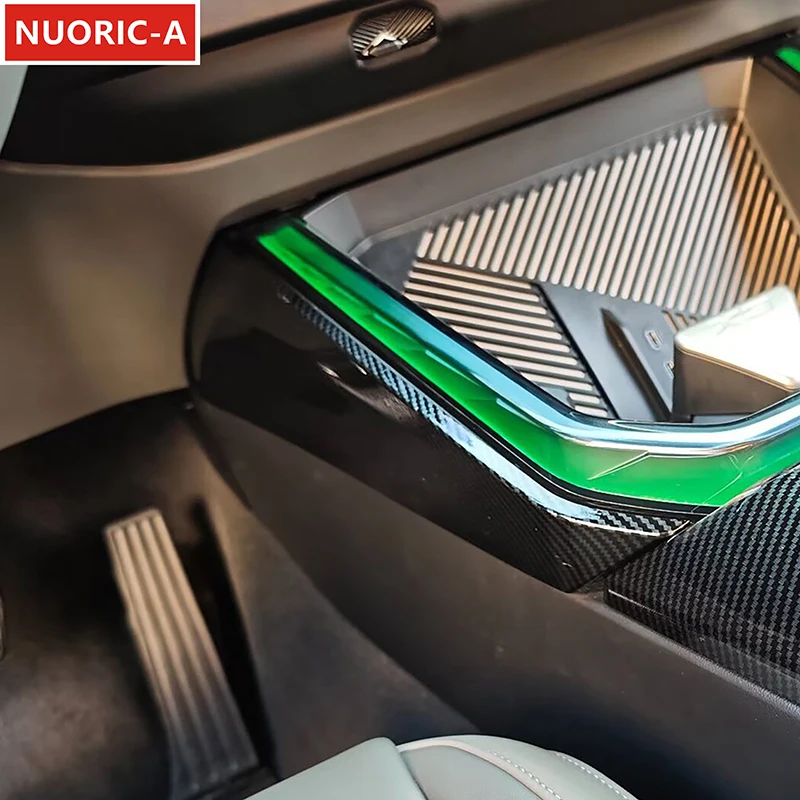

Цвет углеродного волокна, центральная консоль, переключатель передач, обе стороны, декоративная панель, накладка для BMW X3 G45 2025, автомобильный Стайлинг, интерьер