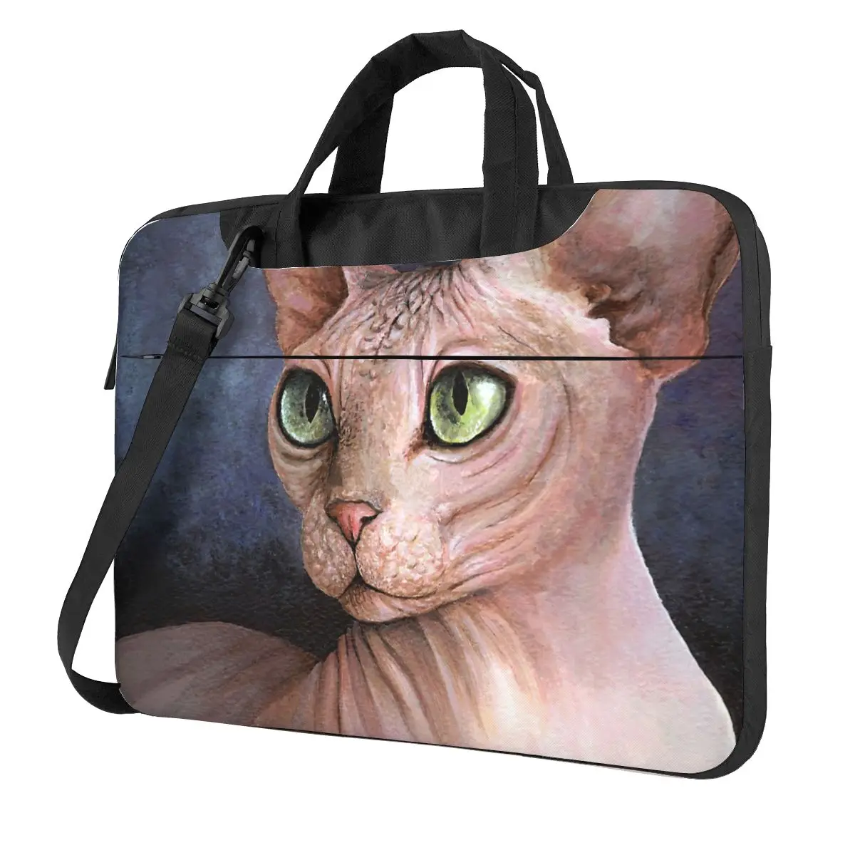 

Sphynx Cat Laptop Bag Case Protective Vintage Computer Bag Bicycle Crossbody Laptop Pouch