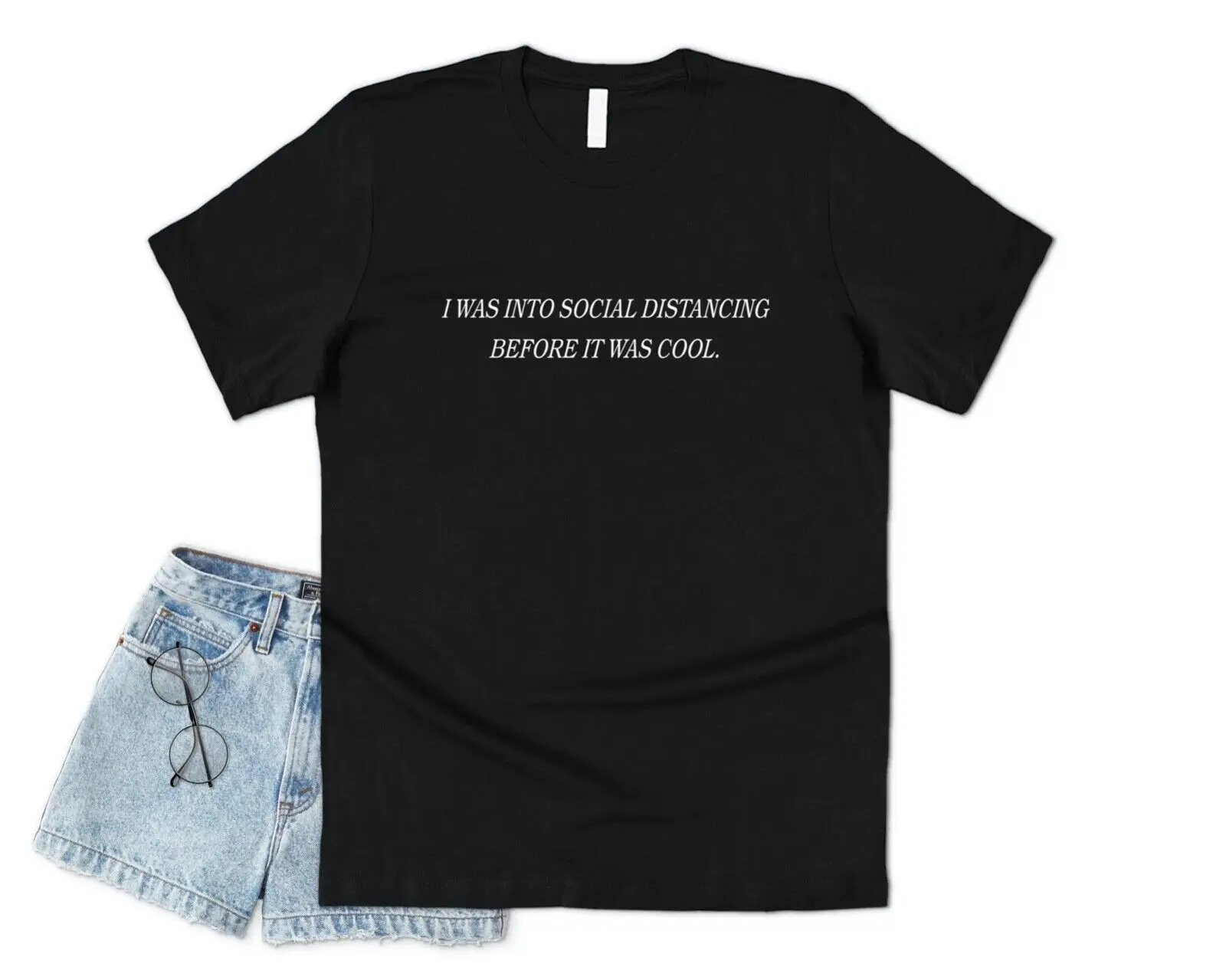 I Was Into Social Distancing Before It Cool T shirt Funny Quarantine Isolate