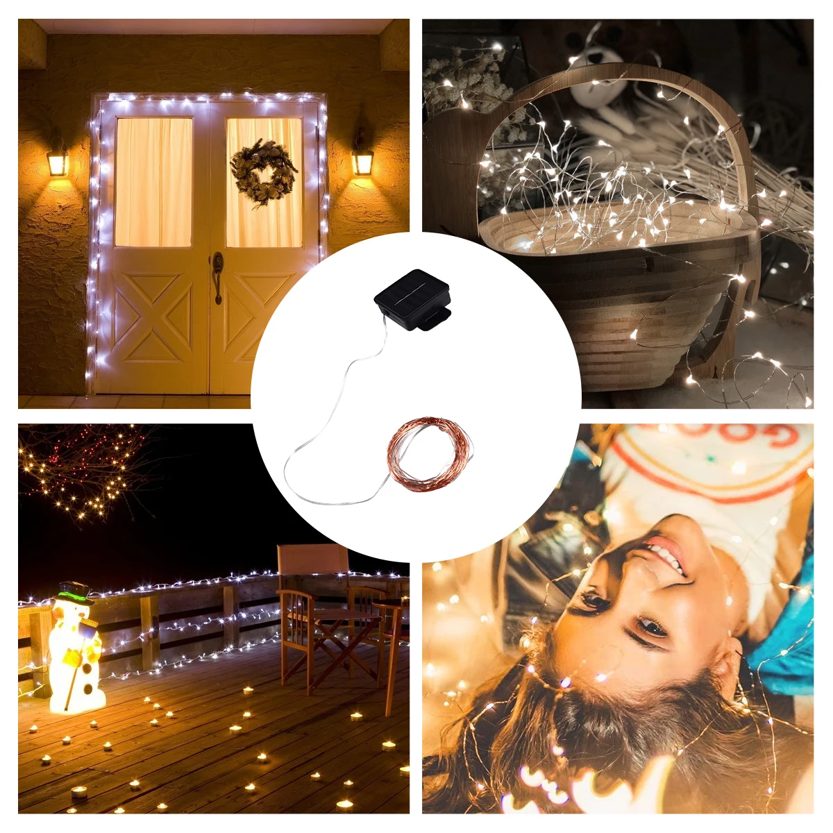 

20M 40LED Light String Solar Powered Garden Christmas Decorations Outdoor Waterproof Party Yard String Lights Solar Lamp