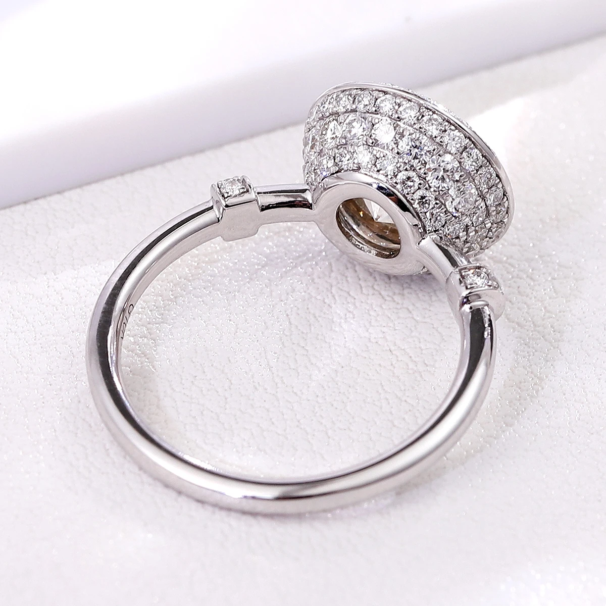 Provence Vintage Ring for Women's KGold 3ct Round IGI E/VS1 Lab Diamond Wedding Engagement Ring Fine jewelry Christmas Gifts