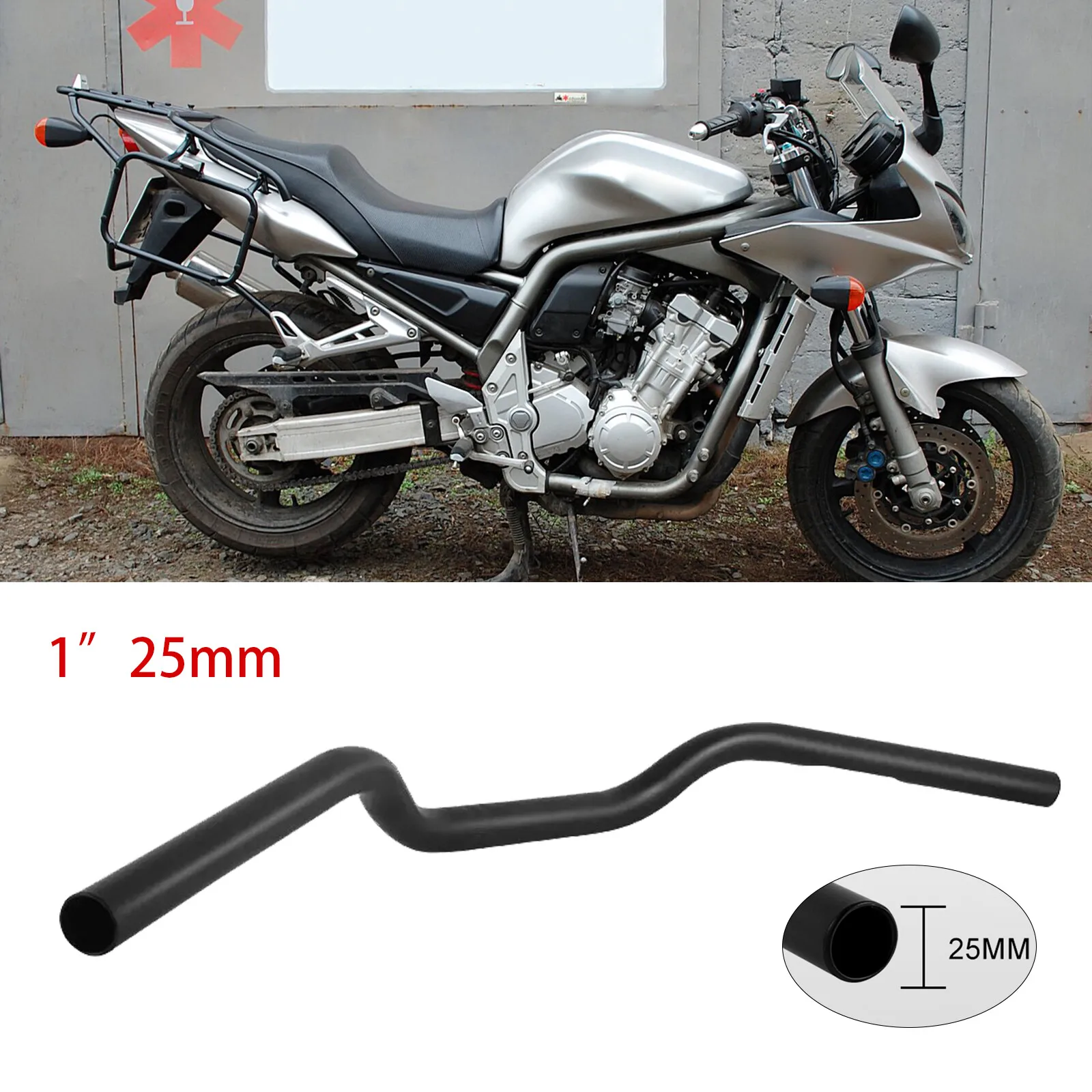 1" 25MM Matte Black…