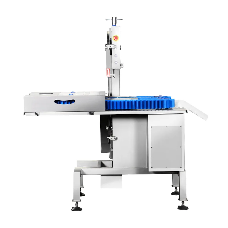 

Split and half saw, dedicated, frozen fish, chicken and duck, automatic, bone sawing machine, slaughterhouse