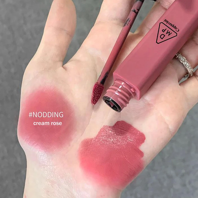 Cappuvini mat velours lèvres glaçure hydratant lisse brillant à lèvres femmes longue durée rouge à lèvres antiadhésif tasse facile à appliquer maquillage