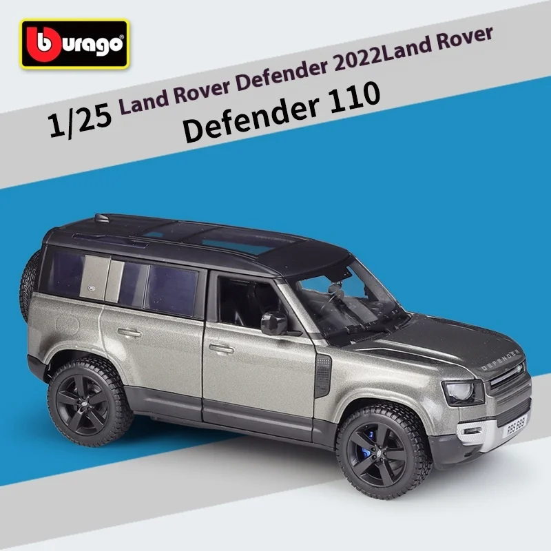 Land Rover 2022 Defender off-road vehicle is 1:25 higher than the United States, and the simulation alloy car model toy has a ba