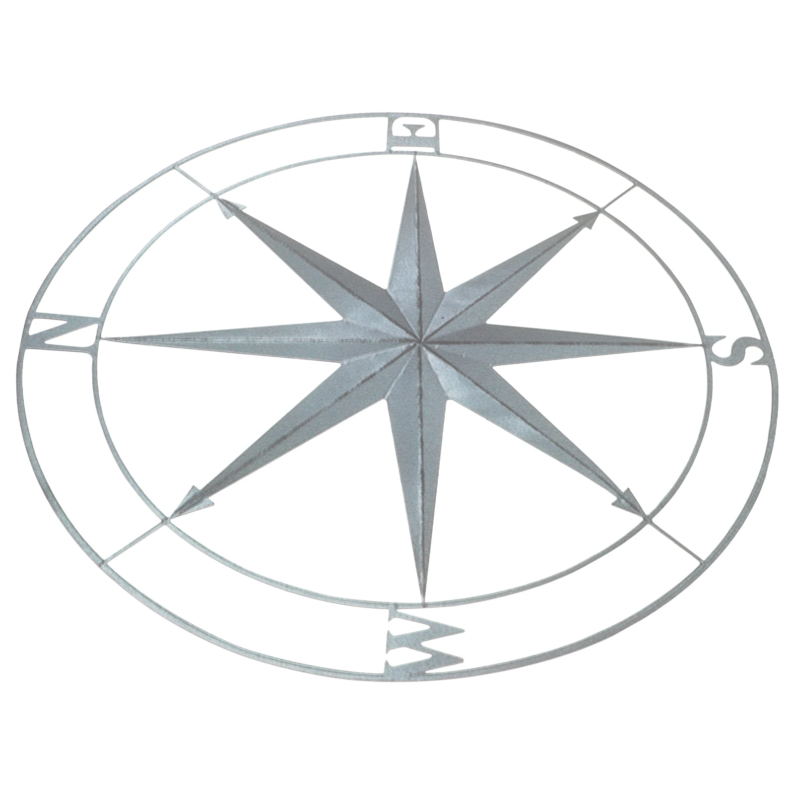 

Retro Compass Decorations Vintage Iron Wall Art Craft Hanging Home Farmhouse Metal Outdoor Gardening Fence Gate Door Ornament