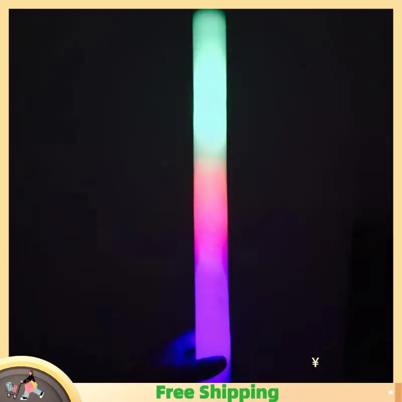 

X08A LED Glow Sticks Colorful RGB Glow Foam Sticks Cheer Tubes Suitable For Various Activities In The Dark
