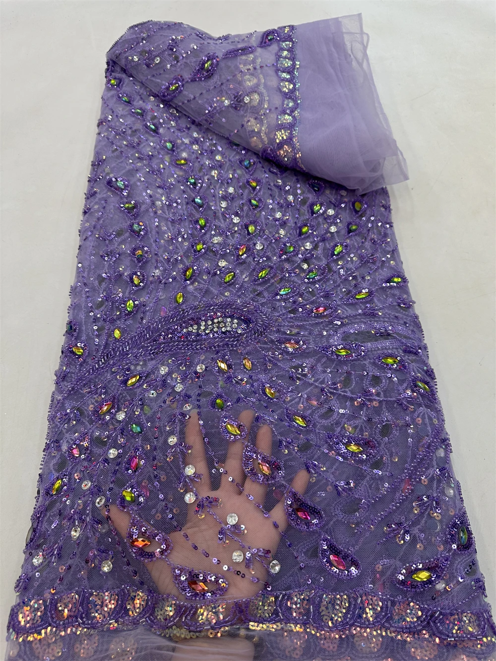 

Африканская нигерийская кружевная ткань для жениха с блестками, элитная роскошная вышивка, тяжелая ткань для свадебного платья, материала