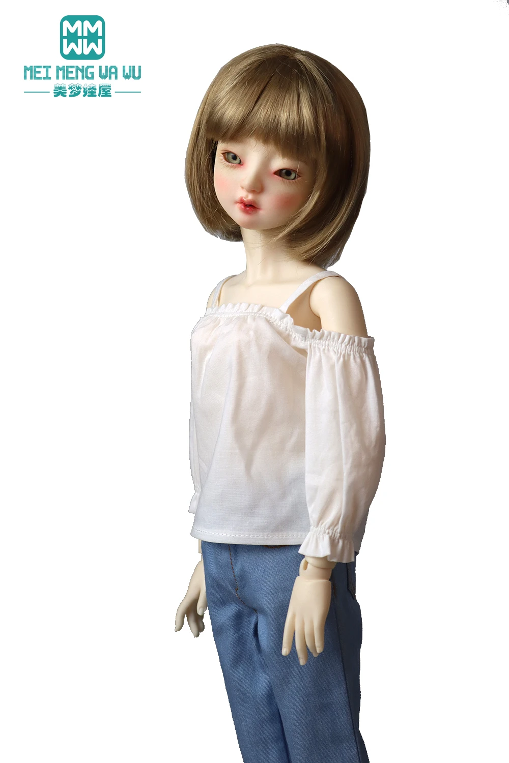 

Одежда для кукол BJD для модных рубашек 43–45 см 1/4 MSD, джинсы в подарок девушке