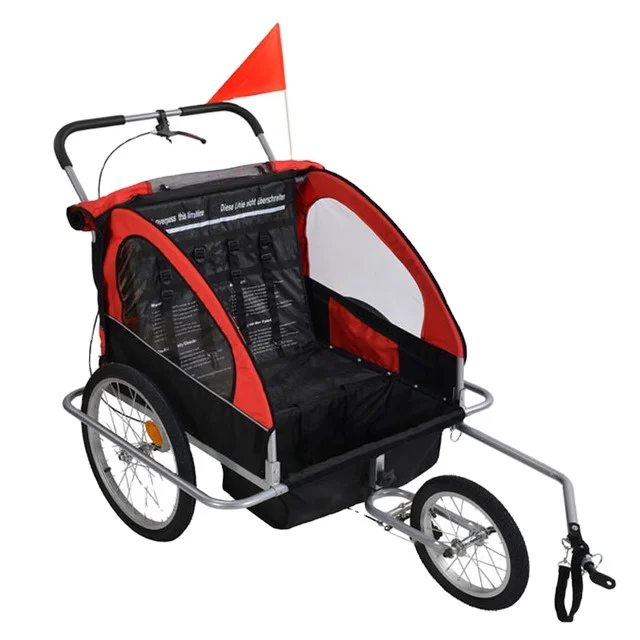 High quality folding bicycle Baby trailer outdoor bike baby strollers