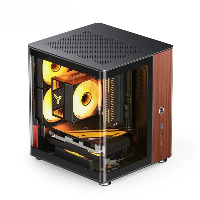 Seaview Room Curved Glass Type-C Aquarium ITX Desktop Desktop Mini Case
