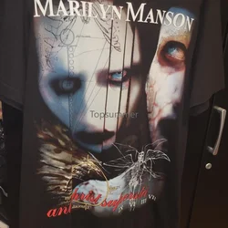 Camiseta moderna Johndoeretro Marilyn Manson