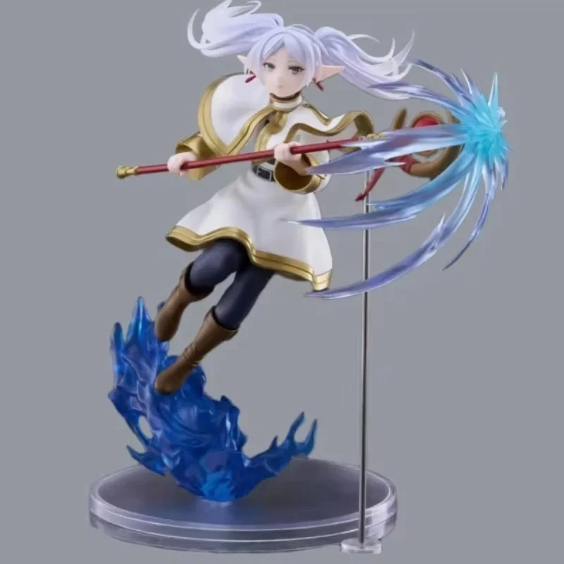21cm Anime Frieren: Beyond Journey'S End Frieren Girl Figure Toy Desktop Ornament Model Statue Surprise Gift Collectible