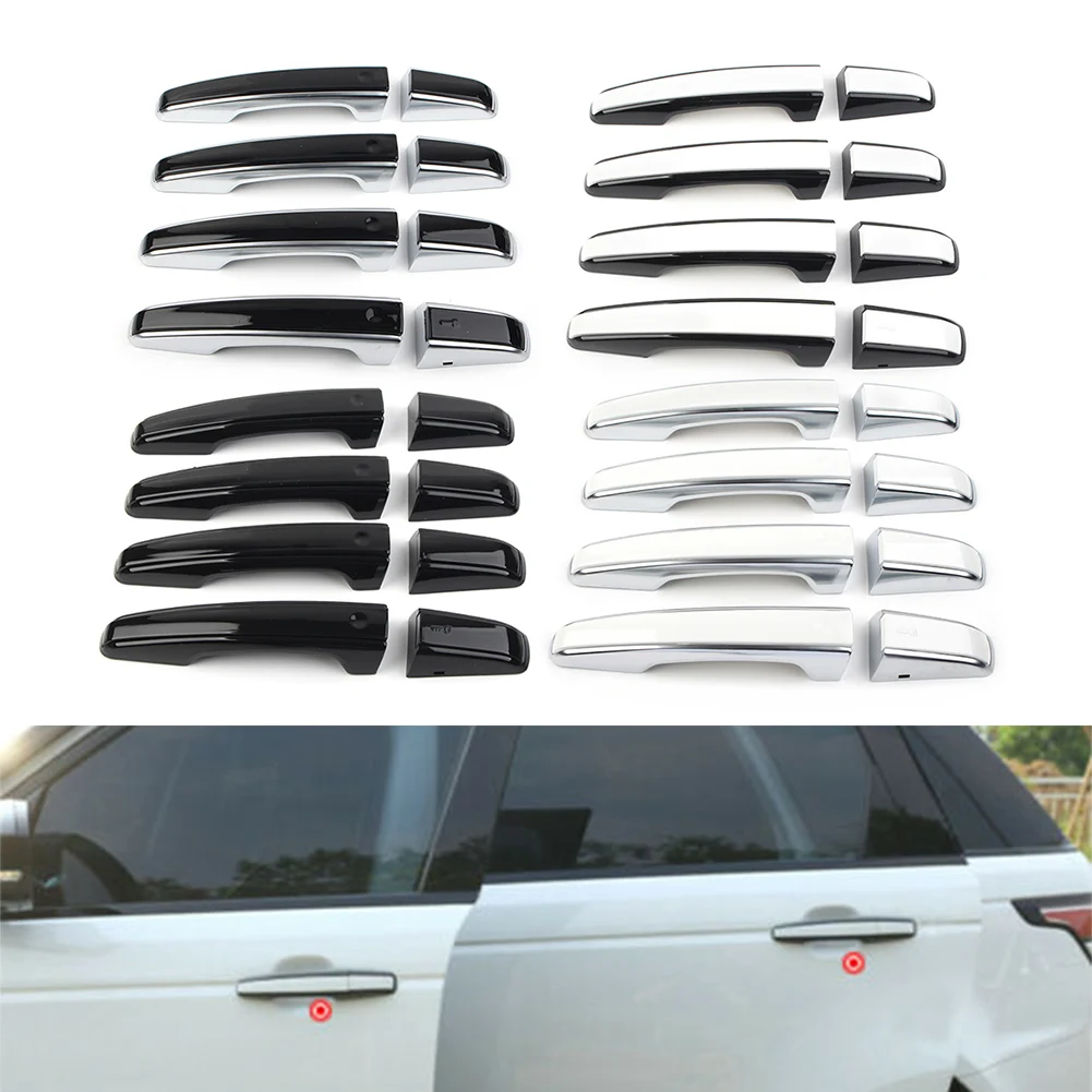 8Pcs/Set Auto ABS Exterior Door Handle Cover Replacement For Range Rover Vogue Evoque Sport For Land Rover Discovery 5 2017-2021
