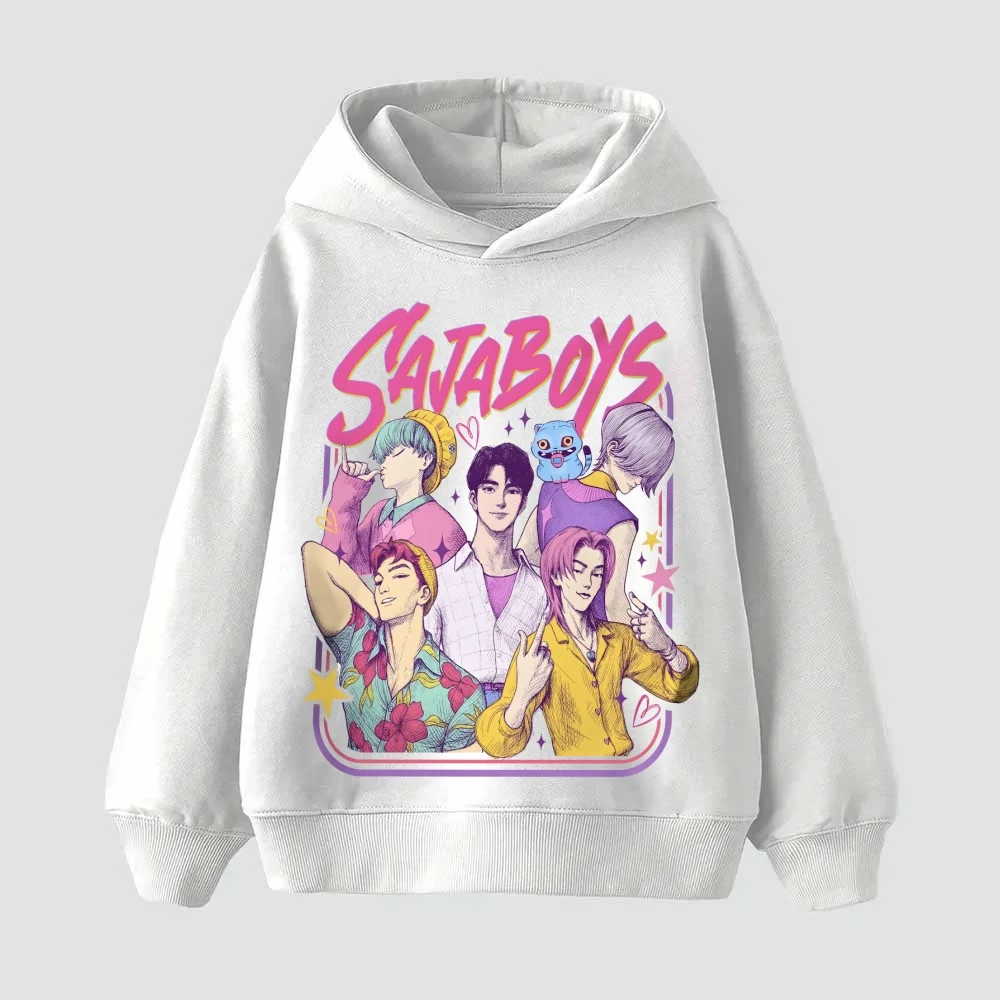 KPop Devil Hunter Sweats à capuche pour enfants, sweats à capuche pour filles, vestes chaudes à la mode pour enfants, vêtements pour enfants