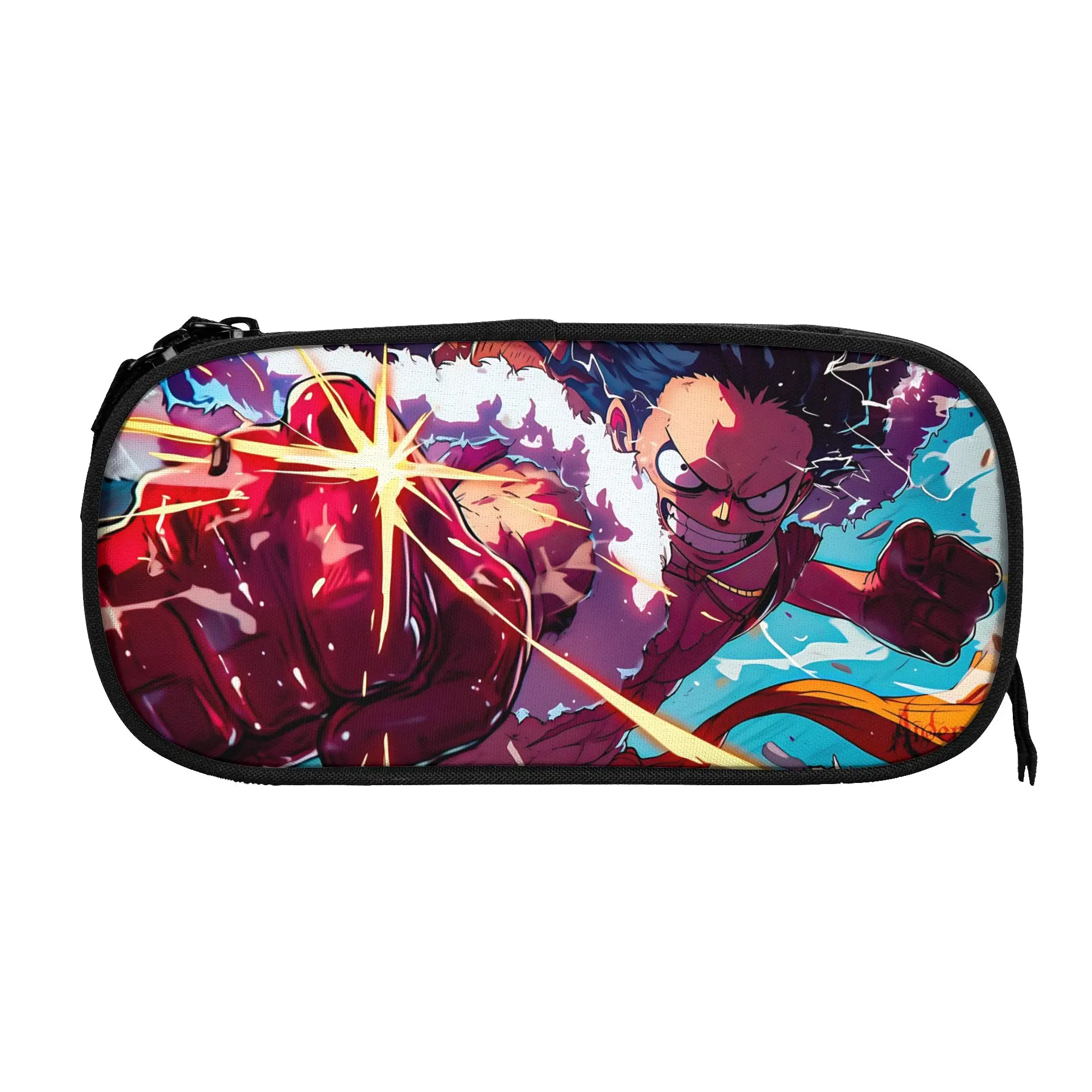 Custom Anime One piece Theme Large Capacity Bags for Child  Handheld Study Bag for Boys Gilrs Kids
