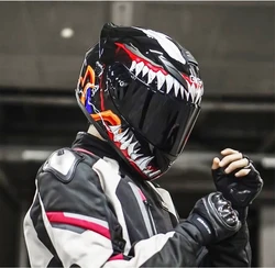 Full Face Motorcycle helmet VENOM Motocross Racing Motobike Riding Helmet Casco De Motocicleta four season