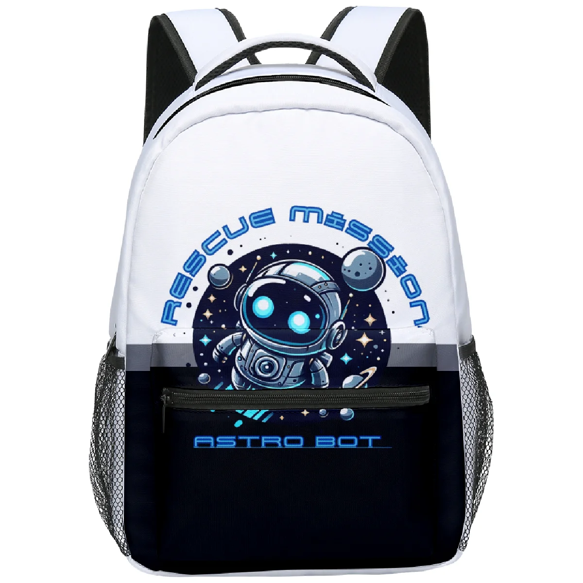 Luxury Novelty Classic Cool astro bot student Bookbag Notebook Backpacks 3D Print Oxford Waterproof Boys/Girls Travel Backpacks