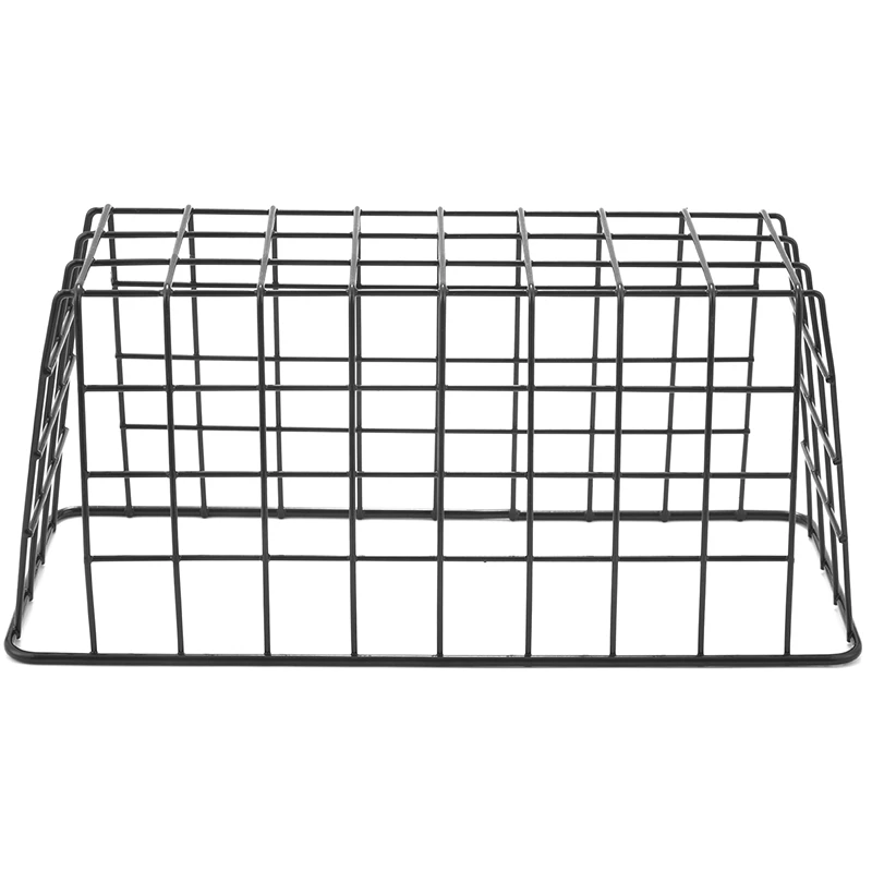 Adesivo resistente cestas de armazenamento sem perfuração, cozinha, comida, despensa, prateleira do banheiro, montado na parede, preto, novo, 2 Pack