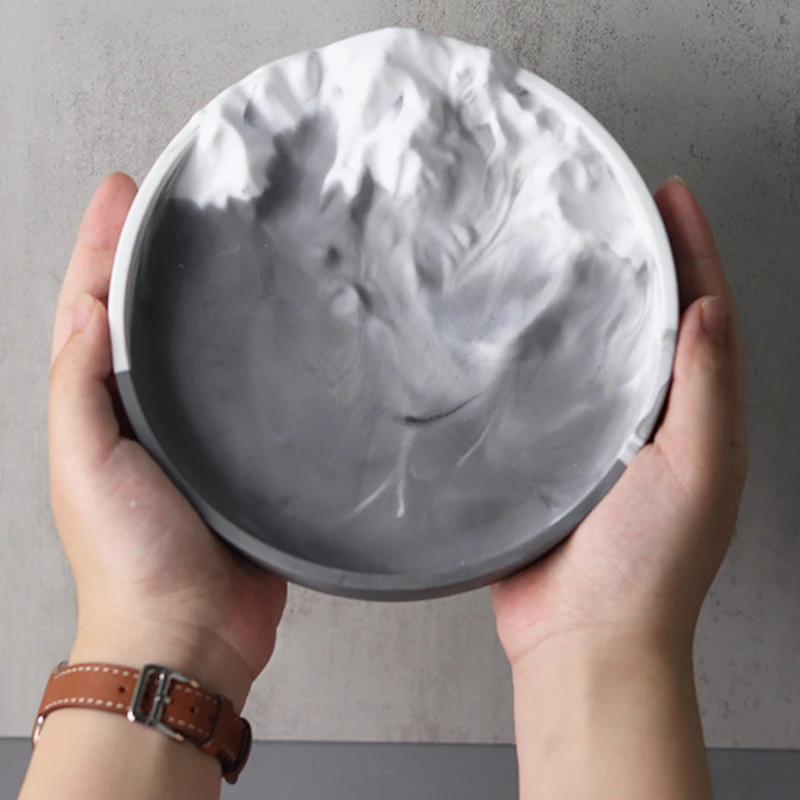 Mountain Shape Tray Silicone Mold Irregular Storage Tray Plaster Mould Epoxy Resin Jewelry Plate Crafts Casting Molds Home Decor