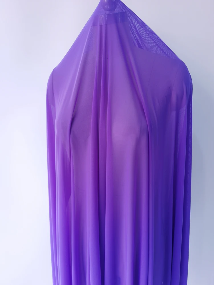 4-Wege-Stretch-Tüll, 58 Zoll breit pro Meter, hochwertiges elastisches Spandex-Mesh-Gewebe, Nylon, Unterwäsche, Strümpfe, Futter, Spitze – Detail 19