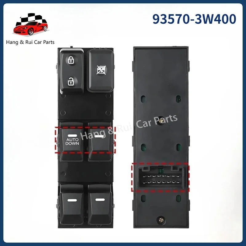 

93570-3W400 16-контактный переключатель стеклоподъемника 93570-3W150 для Kia Sportage R 2011-2016, автозапчасть 93570-3W400 93570-3W600WK