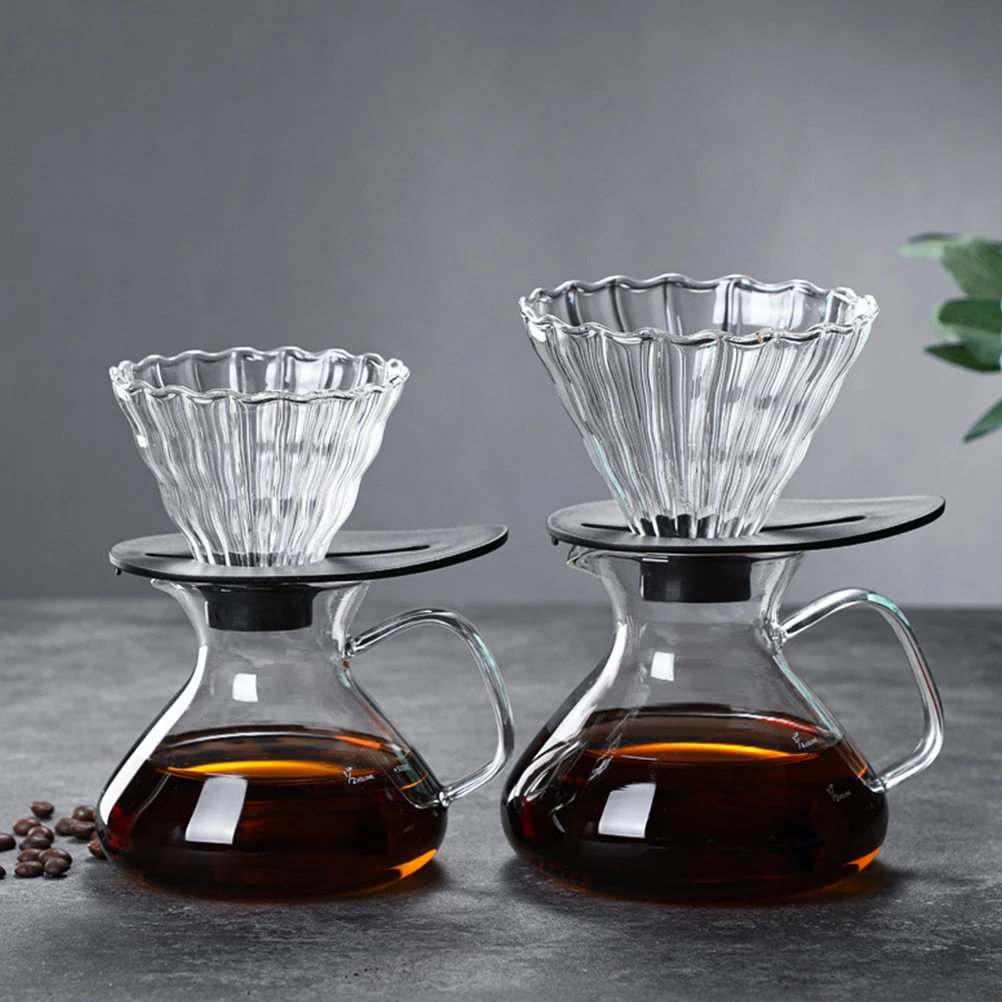 

Reusable Coffee Dripper Maker Daily Use Household Funnel Filter glass Small Kitchen Bar Accessories